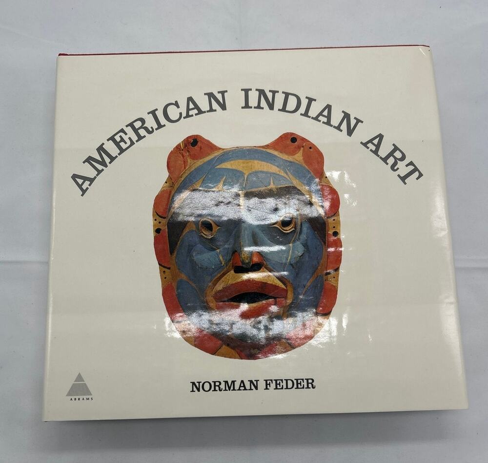 American Indian Art Norman Feder 1969 1st Edition Hardcover Abrams DJ Pristine